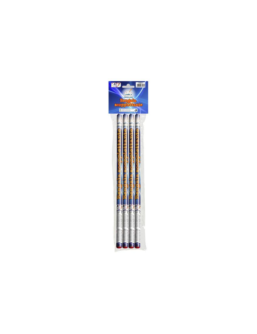 BENGALA SCOPPIETTANTE 57 CENTIMETRI 4 PEZZI