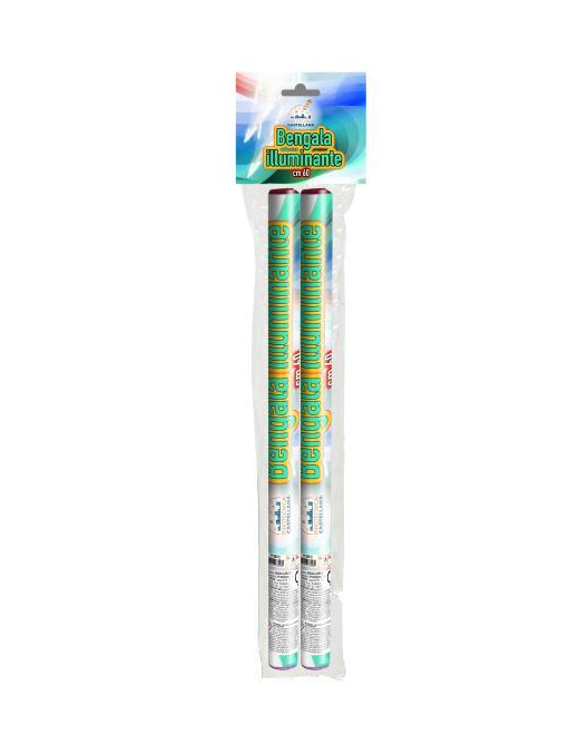 BENGALA ILLUMINANTE 60 CENTIMETRI 2 PEZZI