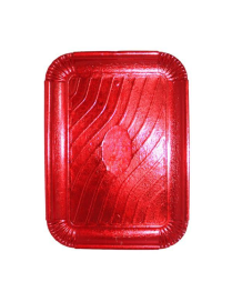 L.DOLCI VASSOIO ROSSO 24x16cm 4pz 889T