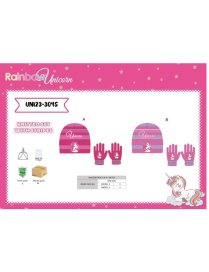 UNICORNO CAPPELLO E GUANTI