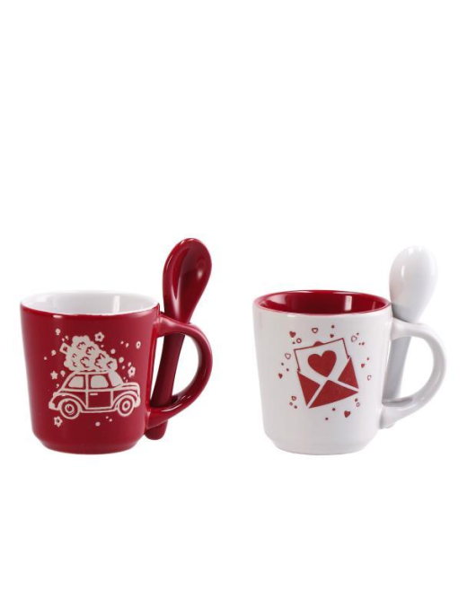L.GIOVY XMAS TAZZA C/CUCCHIAINO 119667