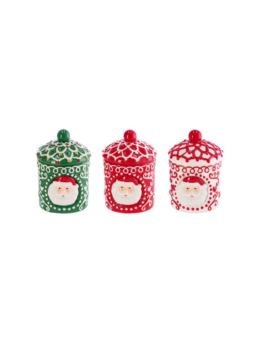 L.LUM.XMAS BARATTOLO CERAM.  9x13cm