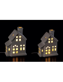 DEC. LUMINOSO CASETTA 12x7x16cm 122327