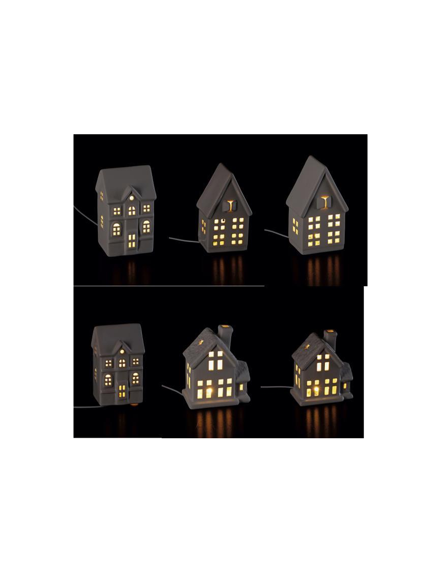 DEC. LUMINOSO CASETTA  9x8x17cm 122328