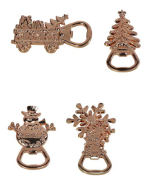 APRIBOTTIGLIE ZINCO NATALIZIO 9cm 123084