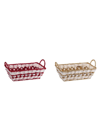 CESTINO CAR+FE RETT. 28x17x14cm 125255