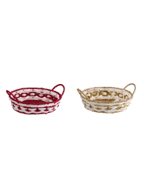 CESTINO CAR+FE TONDO 26x11cm 125258