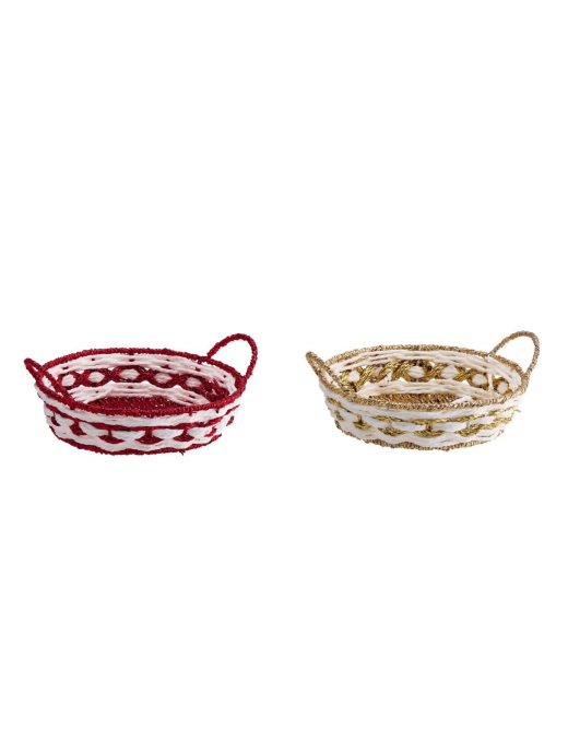 CESTINO CAR+FE TONDO 26x11cm 125258