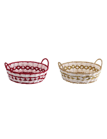 CESTINO CAR+FE TONDO 30x13cm 125259