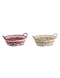 CESTINO CAR+FE OVALE 30x23x13cm 125261
