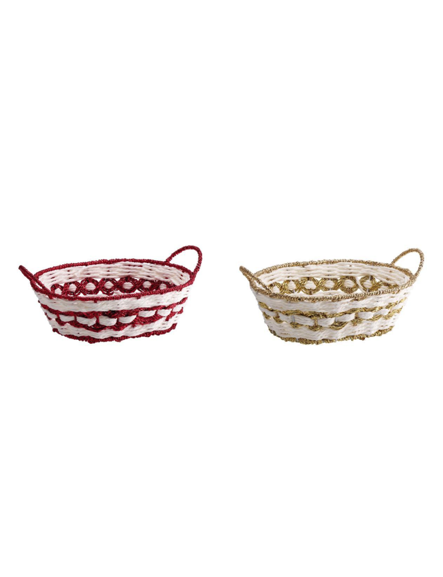 CESTINO CAR+FE OVALE 30x23x13cm 125261