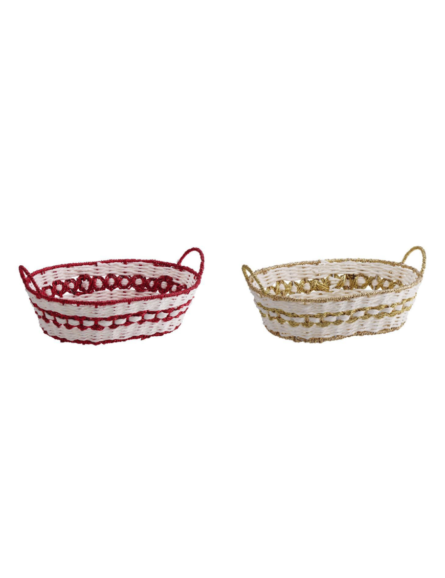 CESTINO CAR+FE OVALE 36x27x15cm 125262