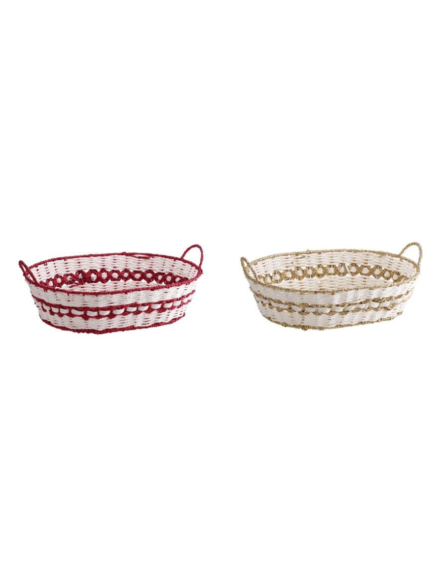 CESTINO CAR+FE OVALE 44x34x16cm 125263