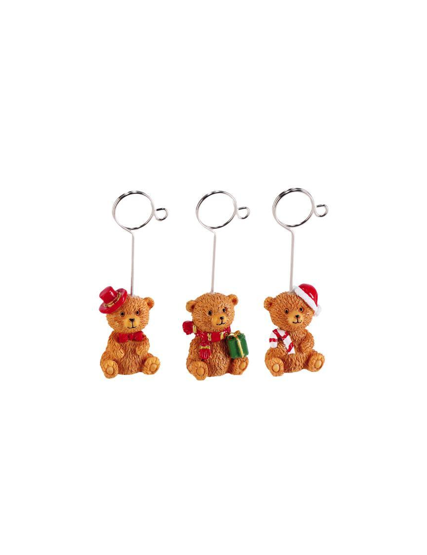 SEGNAPOSTO RESINA ORSO 3x3x11cm 125430