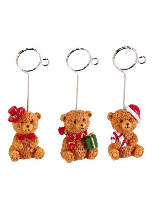 SEGNAPOSTO RESINA ORSO 3x3x11cm 125430