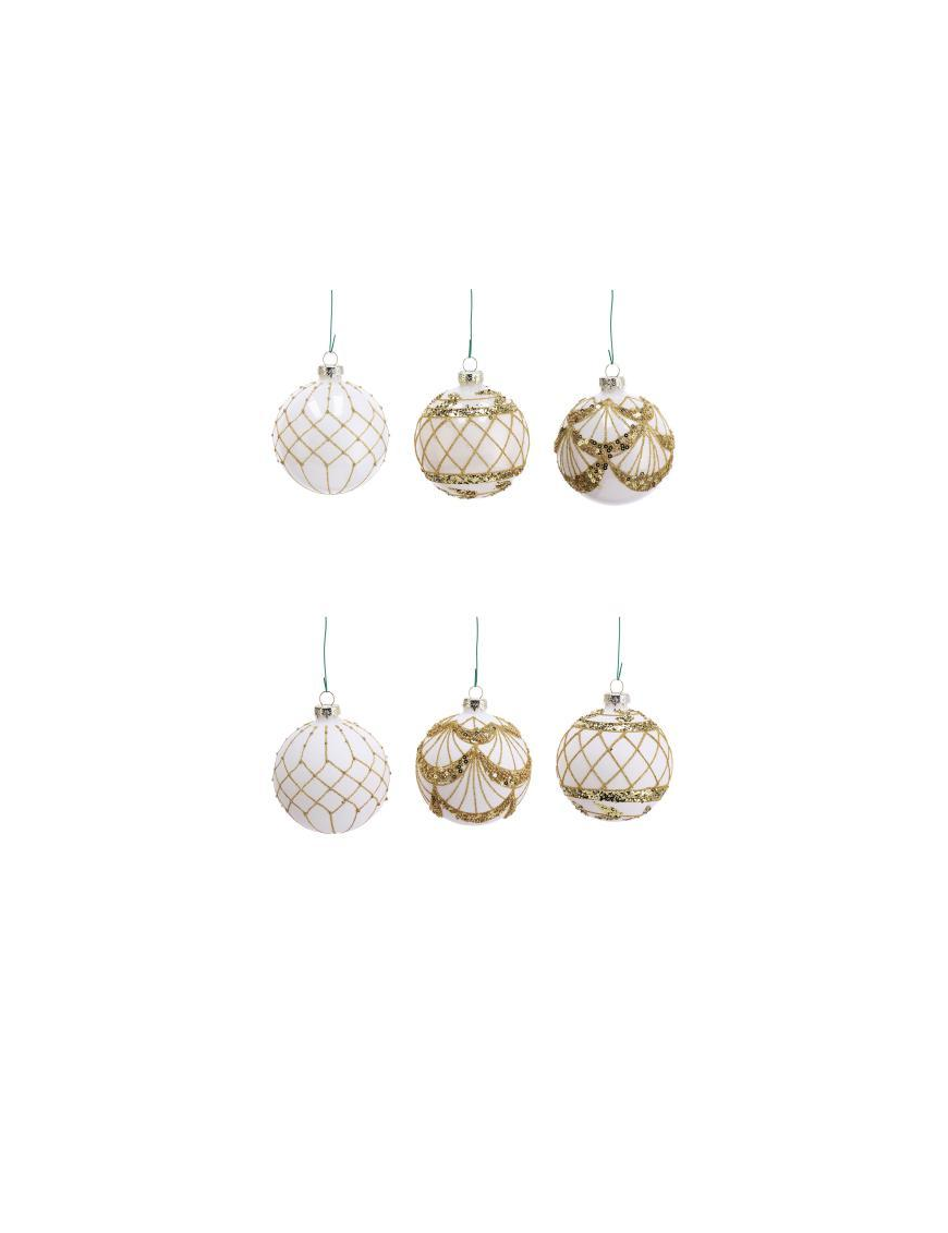LINEA VETRO SFERA PERLA   8cm
