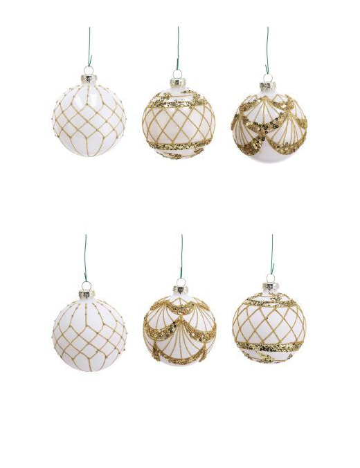 LINEA VETRO SFERA PERLA   8cm