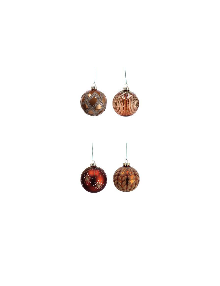 LINEA VETRO SFERA ASS.  8cm