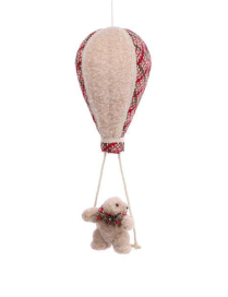 DEC. NAT. MONGOLFIERA+ORSO 16x49cm