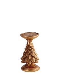 L.RESINA NAT. PORTACANDELA ALBERO 10x16