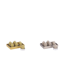 CANDELA PIGNA 5cm 6pezzi