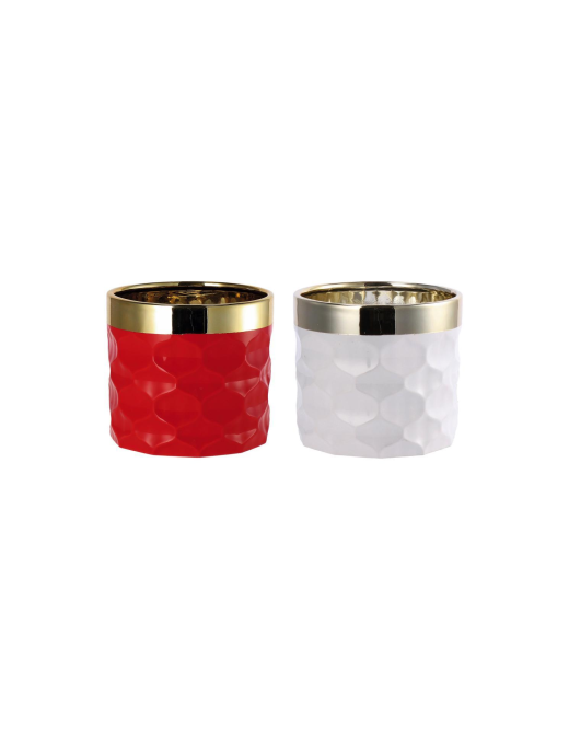 VASO TONDO IN CERAMICA 14x12cm