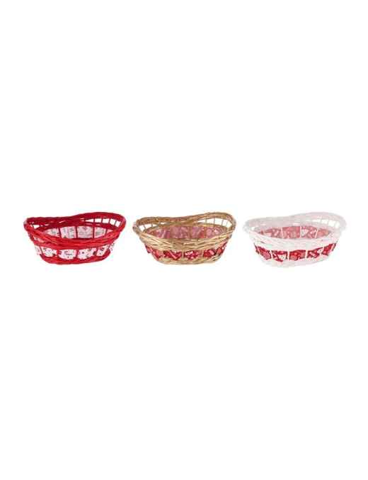 OVAL BASKET 37x27x12cm