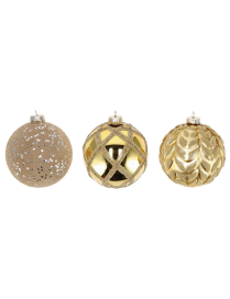 GOLD GLASS BALL 12cm