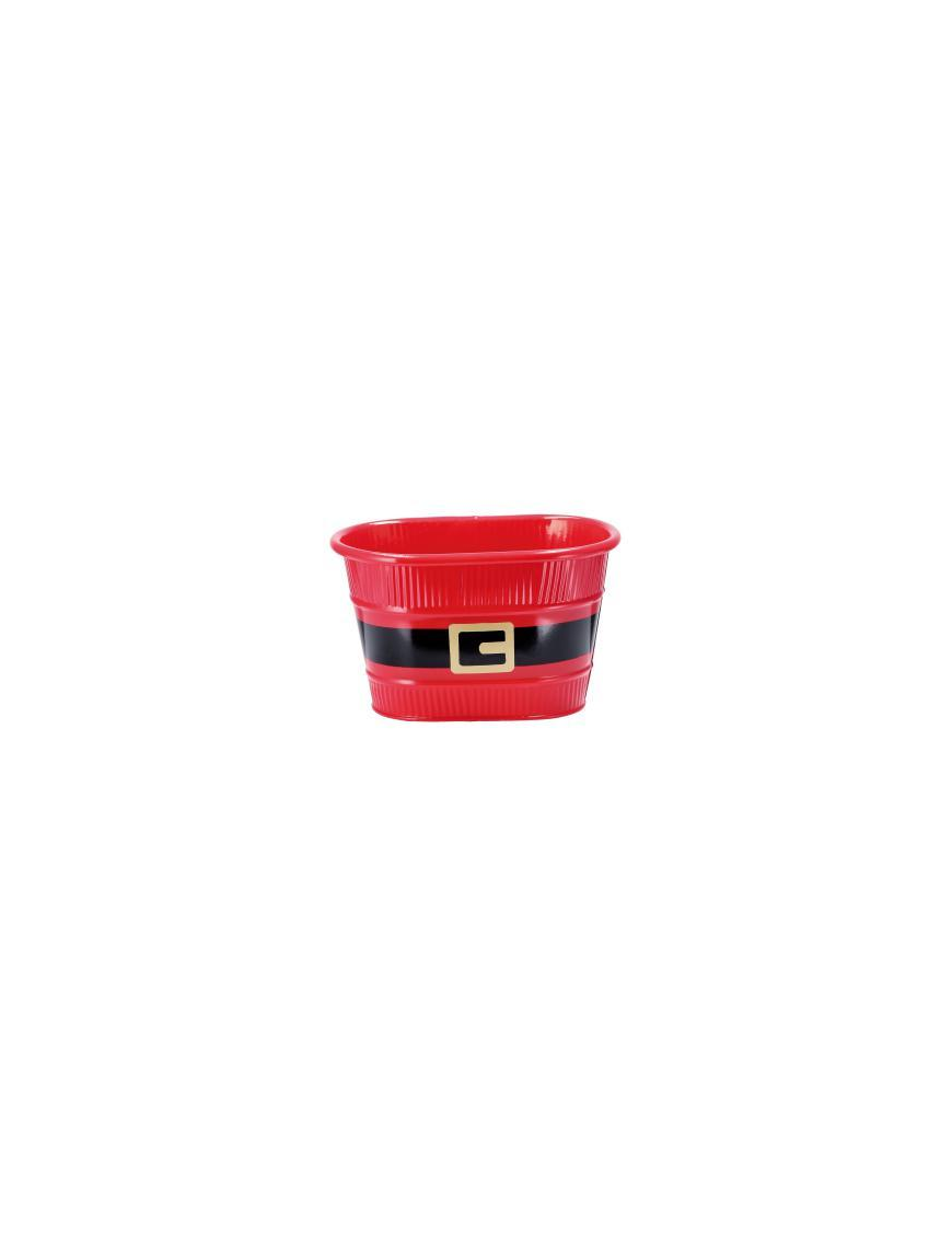 OVAL IRON PLANTER 21x13x13cm