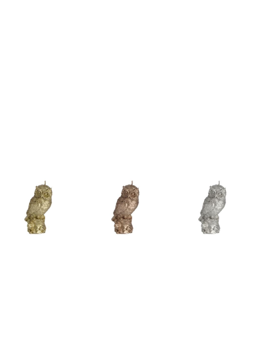 OWL CANDLE 5x6x11cm