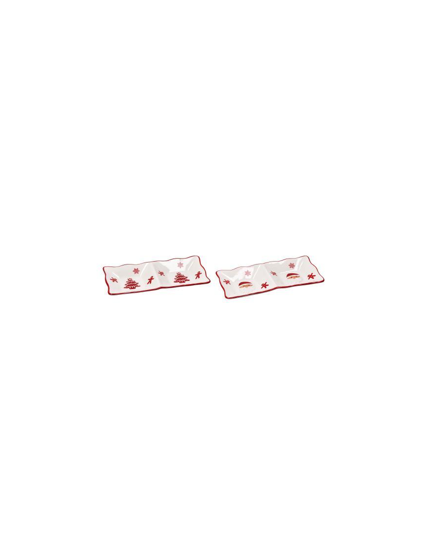 LINEA XMAS  VASSOIO RETTANGOLARE  31x15cm