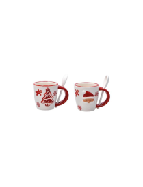 LINEA XMAS  TAZZINA CON CUCCHIAINO