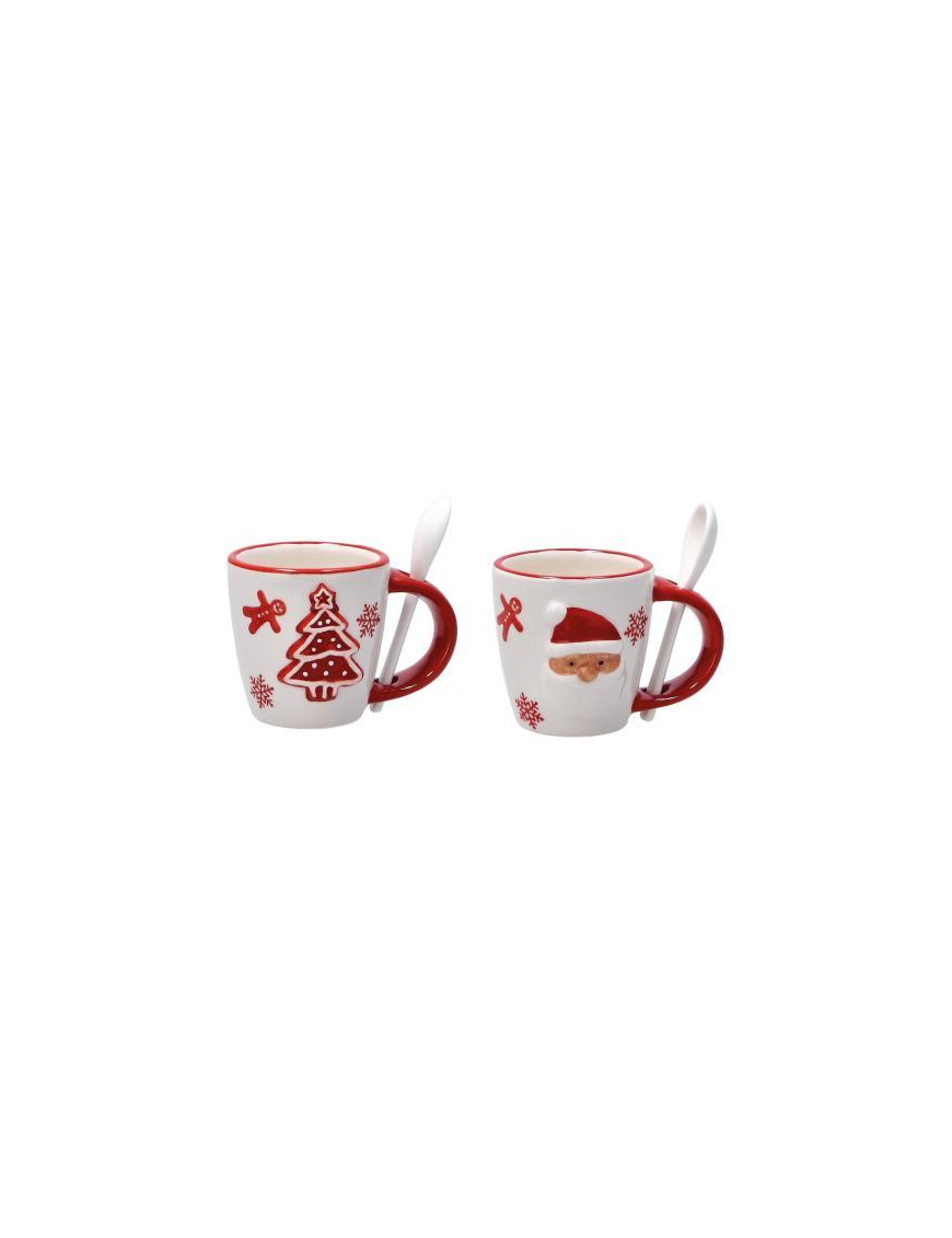 LINEA XMAS  TAZZINA CON CUCCHIAINO