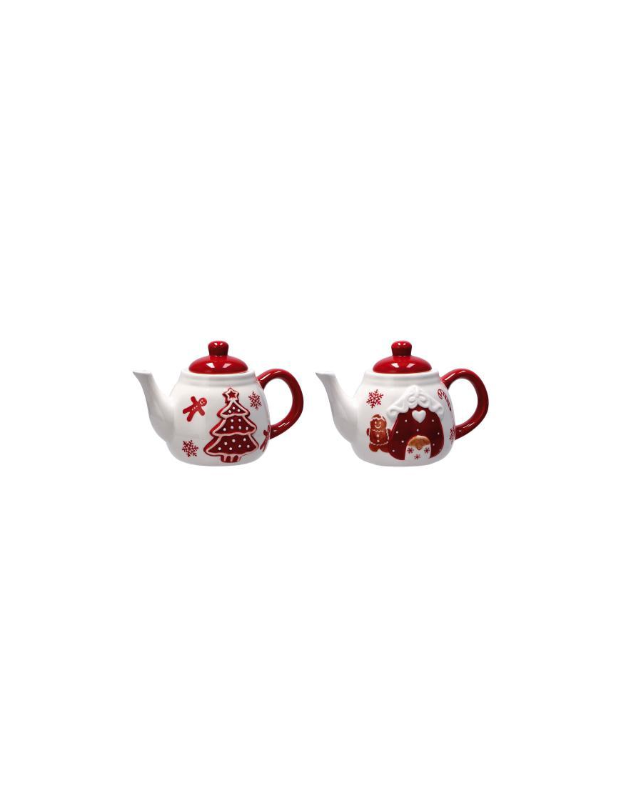 LINEA XMAS  TEIERA CERAMICA 19x12x13