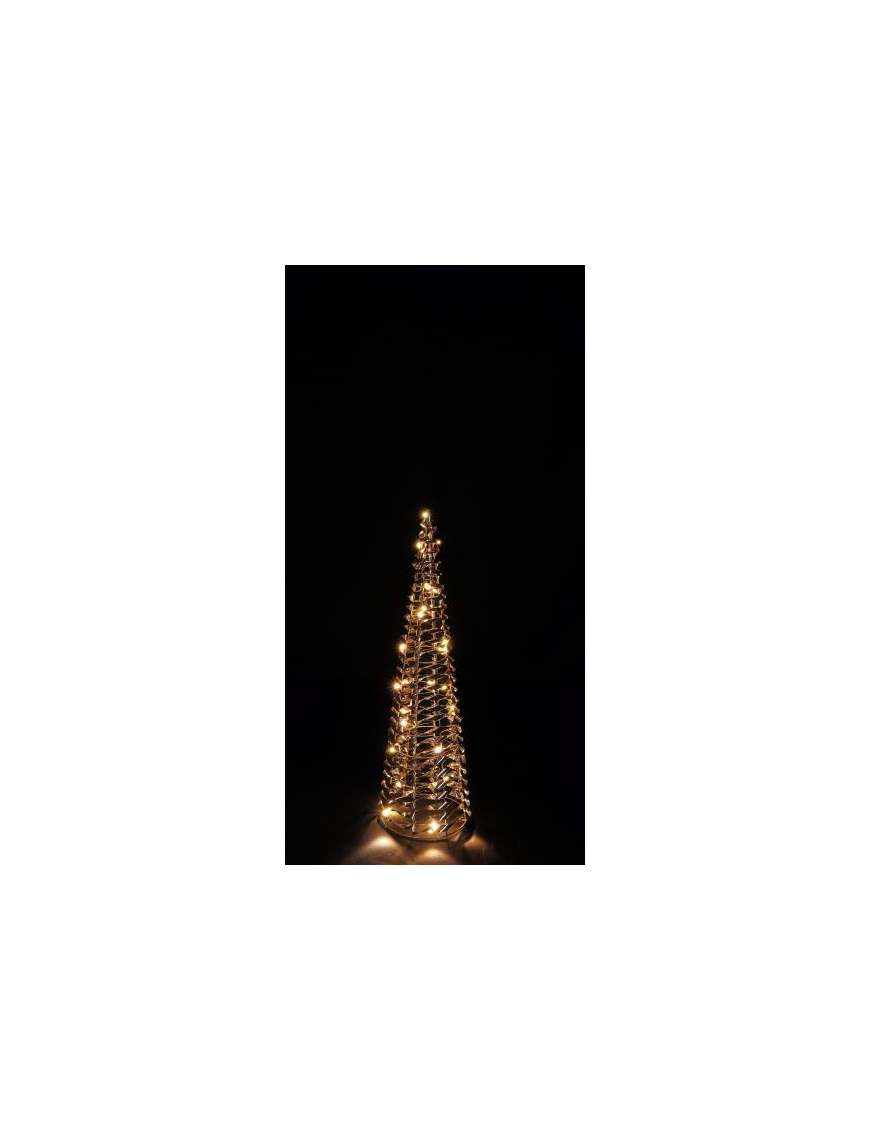 GOLD LINE CHRISTMAS TREE 30 LED 16x60cm