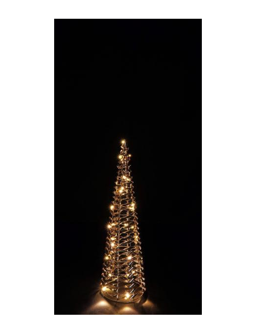 LINEA  ORO ALBERO NATALE 30 LED 16x60cm