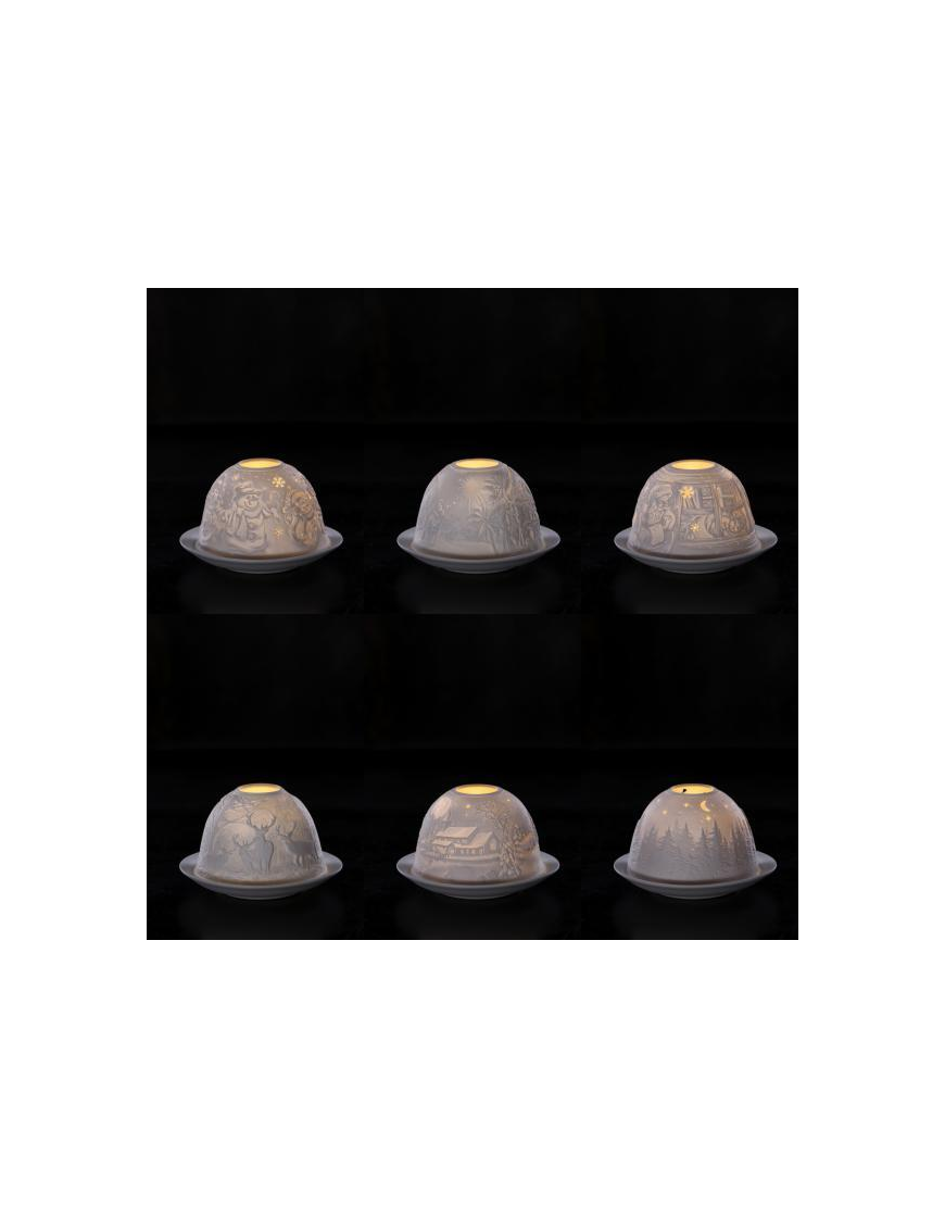 DECORO LUMINOSO TONDO 12x8cm 111794