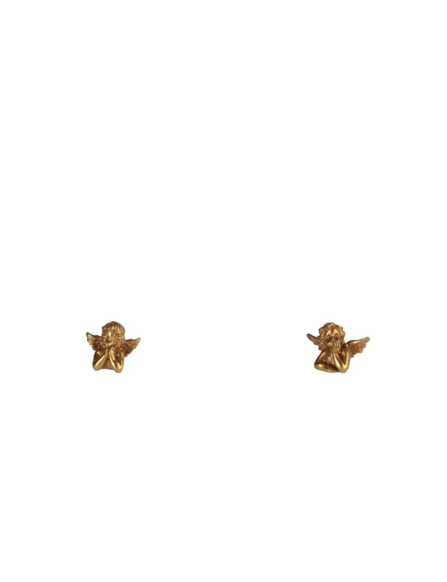 GOLD RESIN ANGEL 8x3x6cm