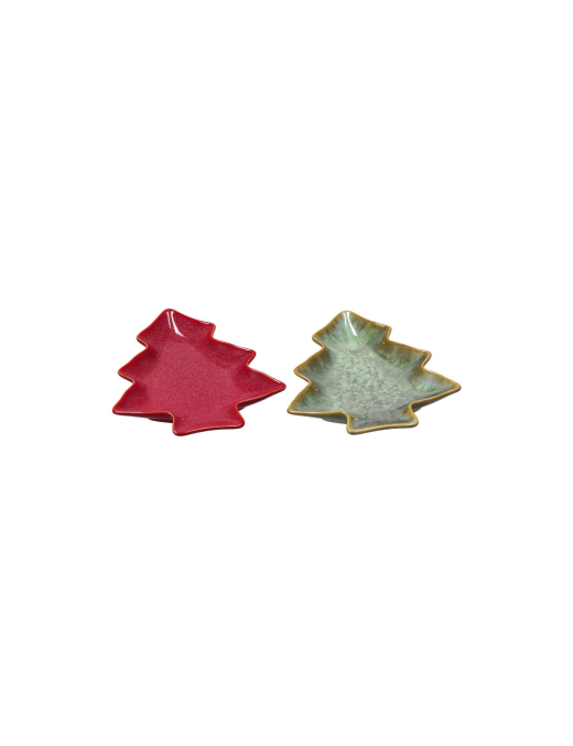 RED/GREEN LINE TREE BOWL 18x21