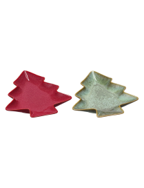 RED/GREEN LINE TREE BOWL 27x31