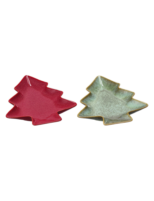 RED/GREEN LINE TREE BOWL 27x31