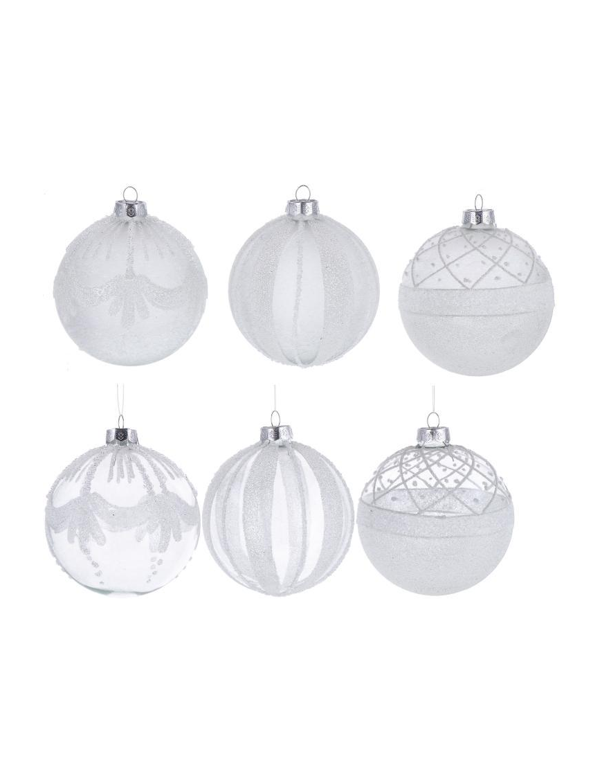 GLASS LINE TRANSPARENT SPHERE 10cm