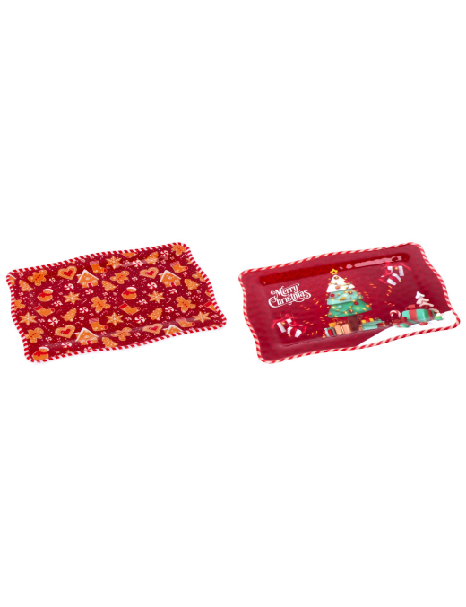 LINEA XMAS MELAMINA  VASSOIO RETTANGOLARE  30x21cm