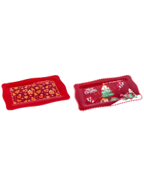 XMAS LINE MELAMINE RECTANGULAR TRAY 36x23cm