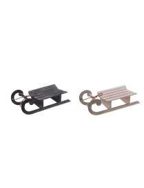 SLITTA DECORATIVA IN LEGNO 60x23x18cm