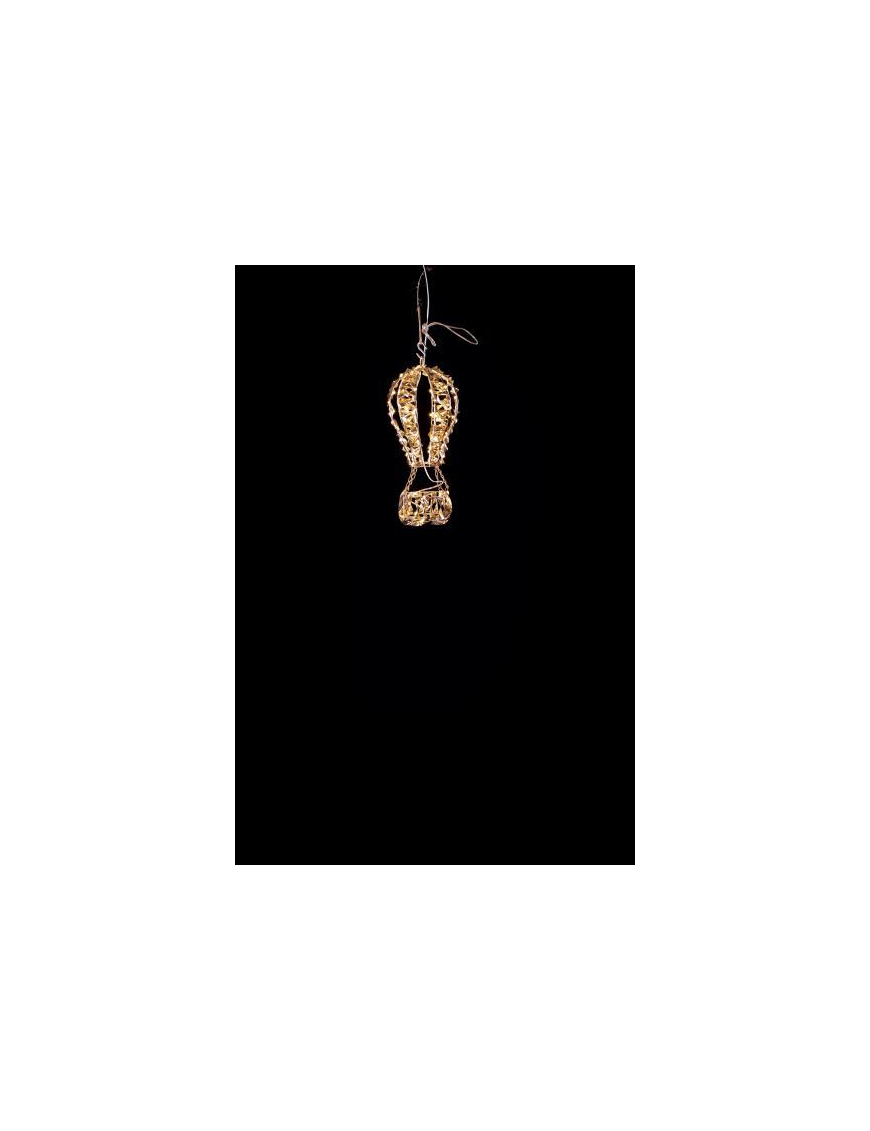 LINEA ORO MONGOLFIERA  80 LUCI 14x34cm