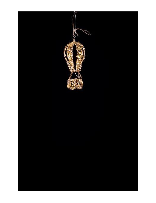 LINEA ORO MONGOLFIERA  80 LUCI 14x34cm