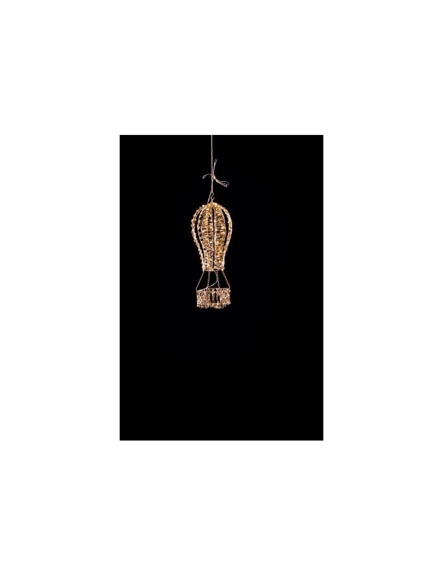 LINEA ORO MONGOLFIERA 120 LUCI 21x60cm