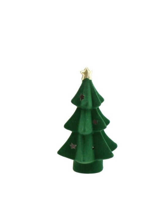 PORCELAIN TREE 11x18cm RESIN DECORATION