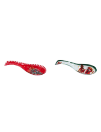 LINEA VETRO DECORO NATALE POSAMESTOLO 25cm